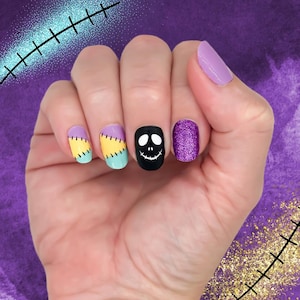 Silly Skelly Nail Wraps | Non-Toxic Nail Polish Stickers, Decals, and Strips for DIY Manicures