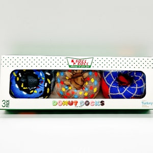 Men's Donut Socks  - Box of 3