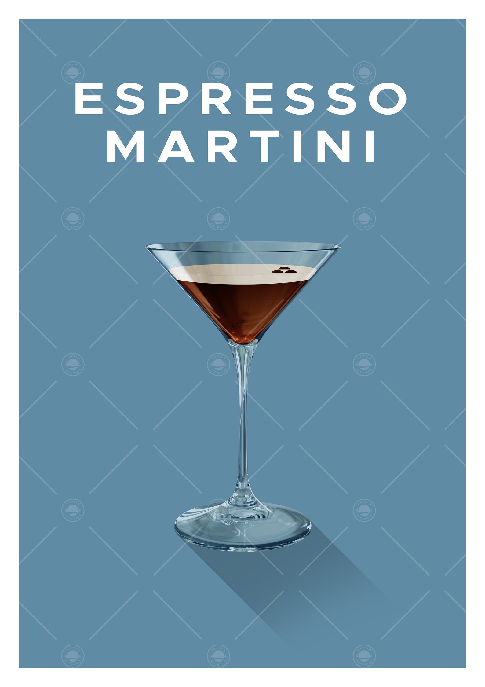 Espresso Martini Cocktail Poster Print Premium Wall Art | Etsy