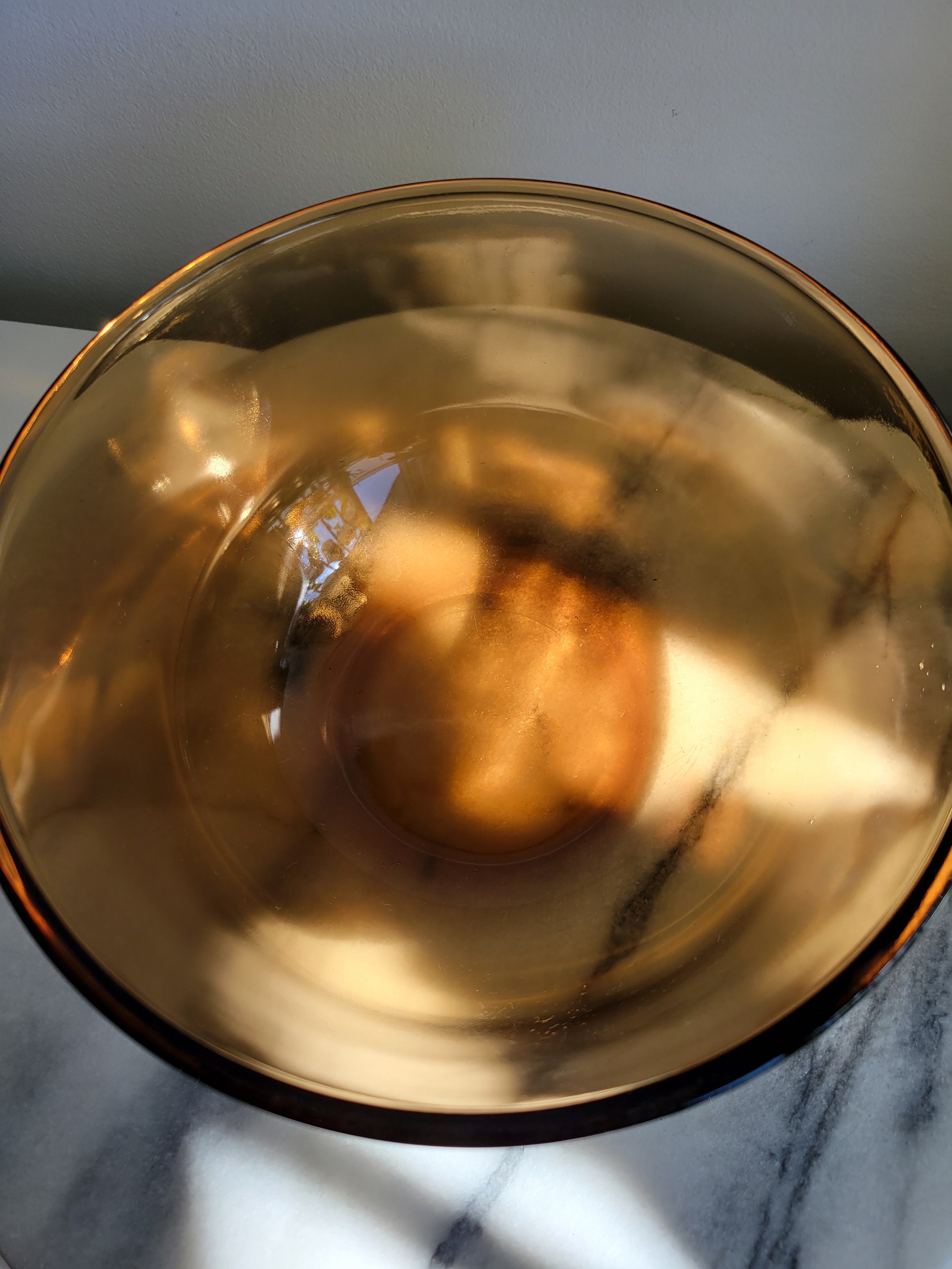 Set of 2 Anchor Hocking 456 and 457 Vintage Glass Oven and Microwave