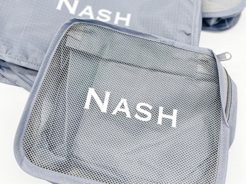 Custom Labeled Packing Cubes Personalized Packing Cubes Etsy
