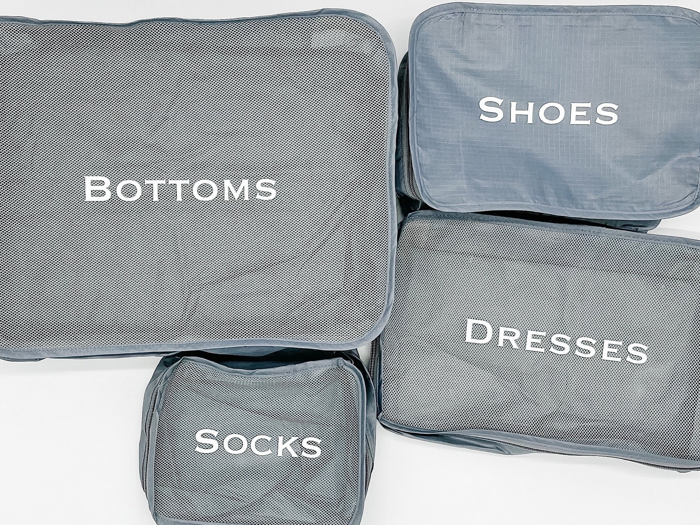 Custom Labeled Packing Cubes Personalized Packing Cubes Etsy Australia