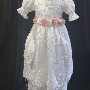 Ropón para bautizo de niña / Baptism Gown