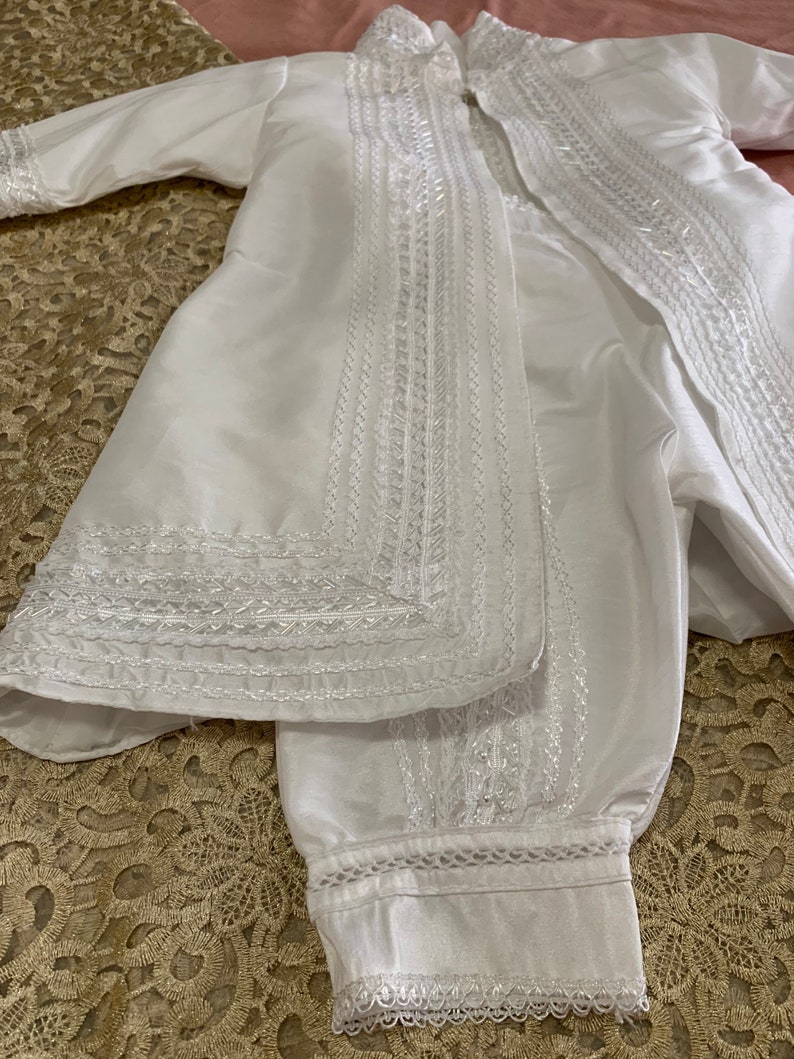 Nathan - Baby Boys Baptism & Christening Outfit w/ Pants
