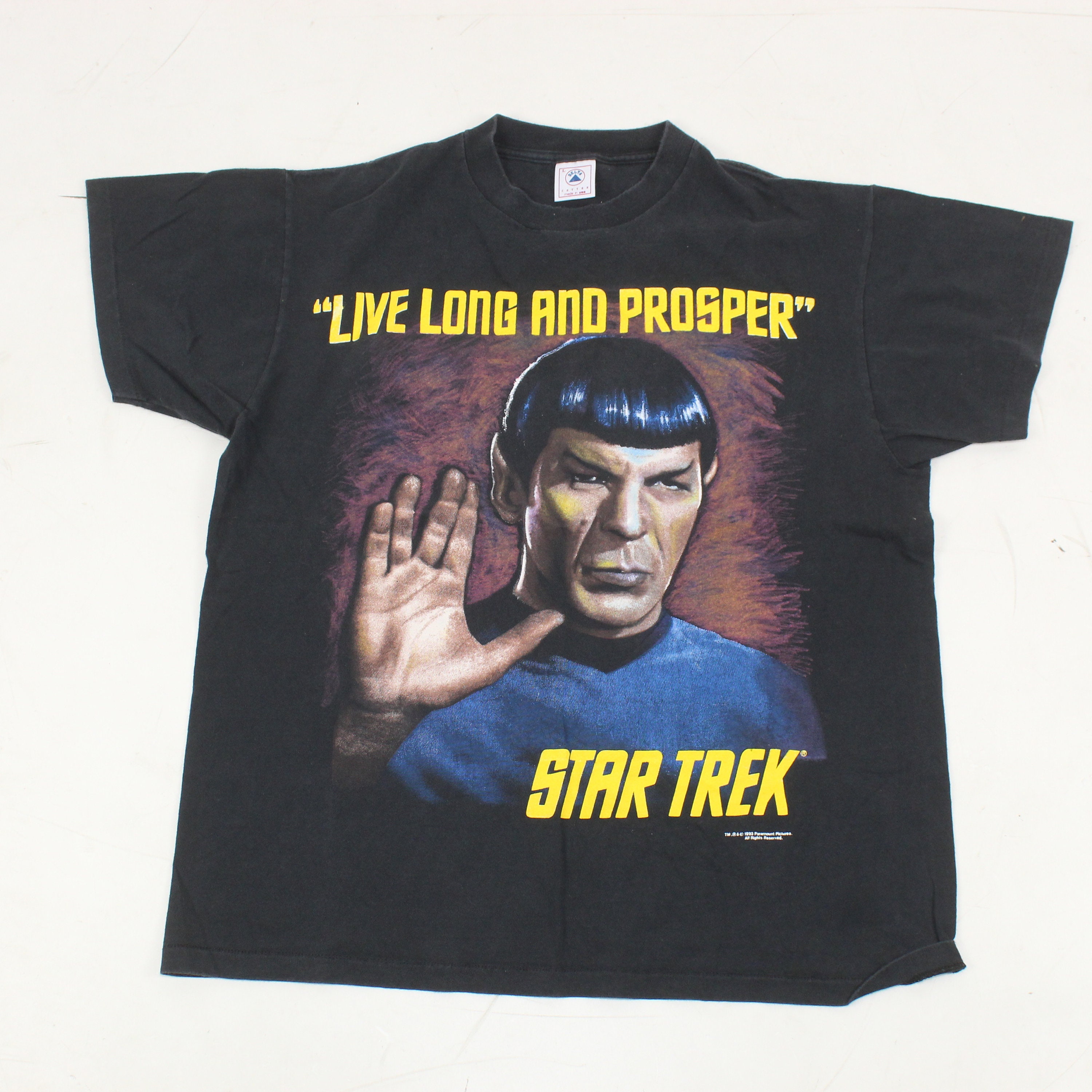 Vintage Deadstock 90’s star trek tee Star Trek Vintage 90s Movie T-shirt - Black Tour Champ