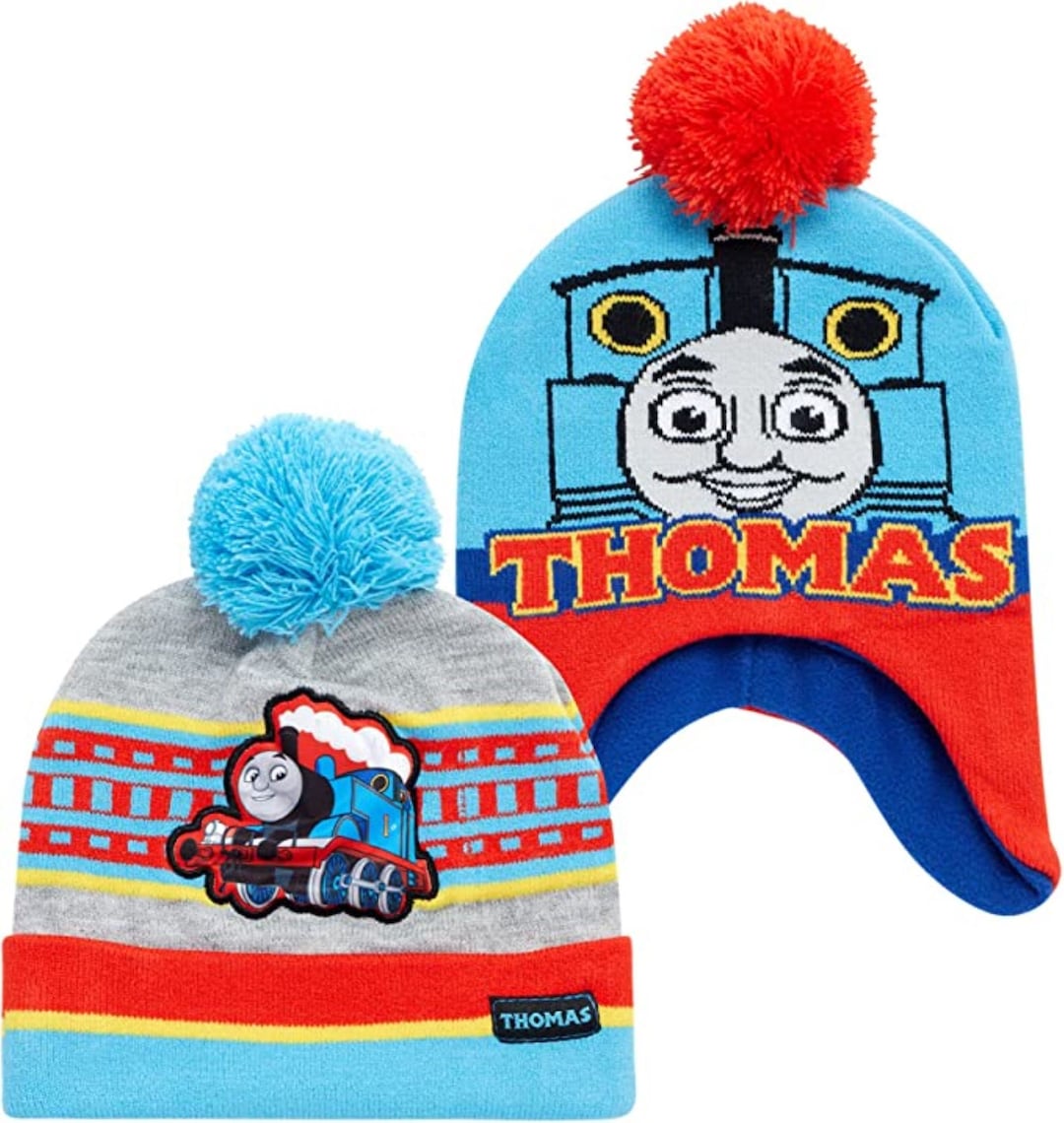Mattel Boys Thomas the Train Winter Hat 2 Pack Fleece Etsy