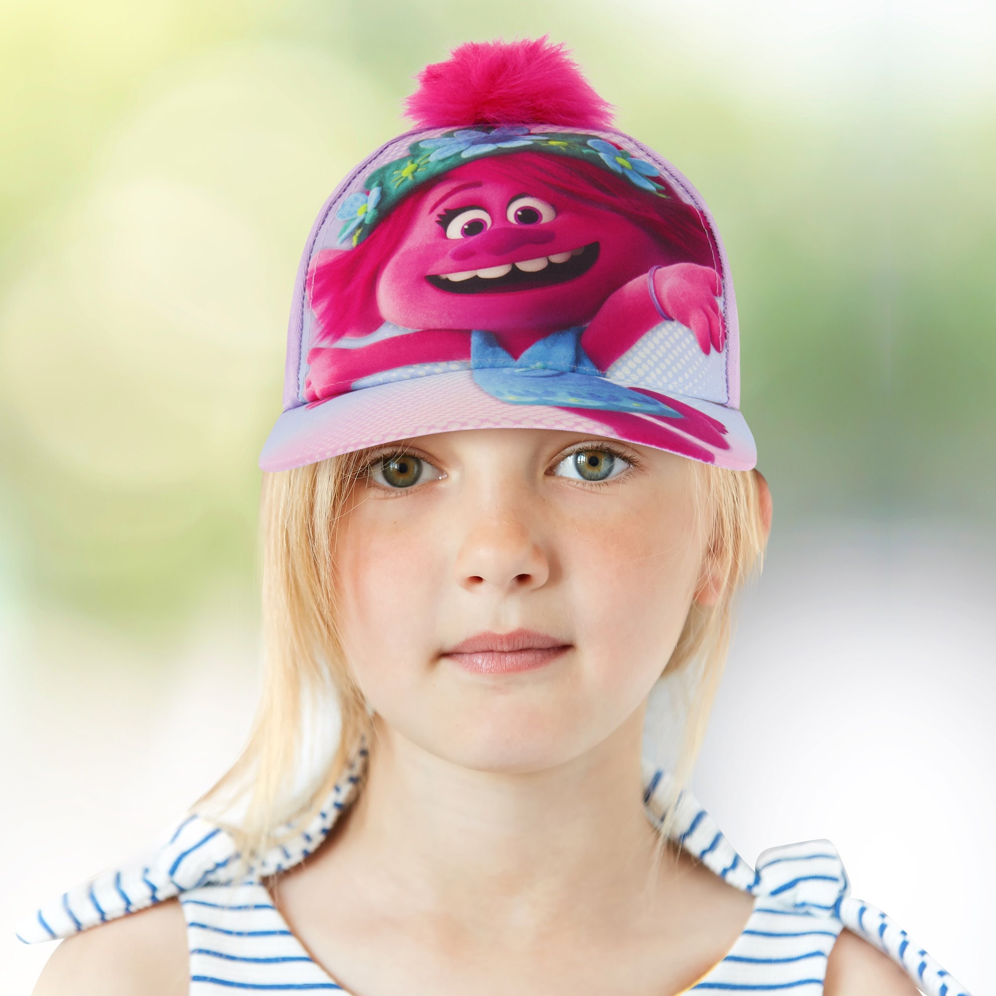 Dreamworks Trolls Kids Hat, Size 4-7 Girls Baseball Cap Princess Poppy -   Finland