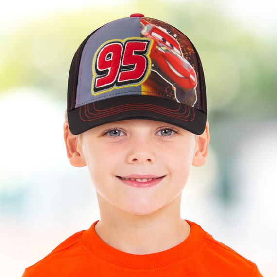 Disney Cars Toddler Baseball Hat for Boys Size 4-7 Lightning Mcqueen Kids  Cap 