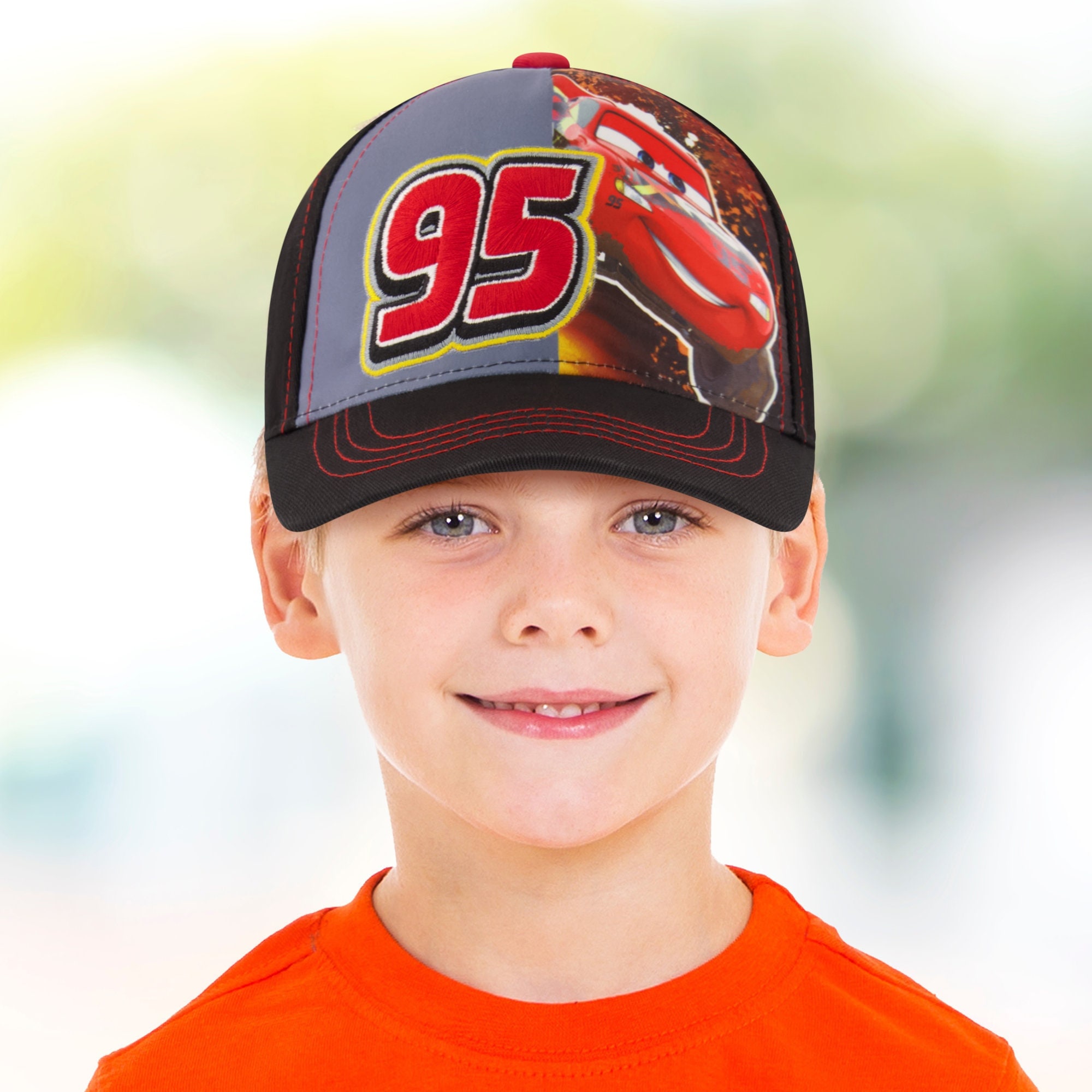 Disney Cars Toddler Baseball Hat for Boys Size 4-7 Lightning