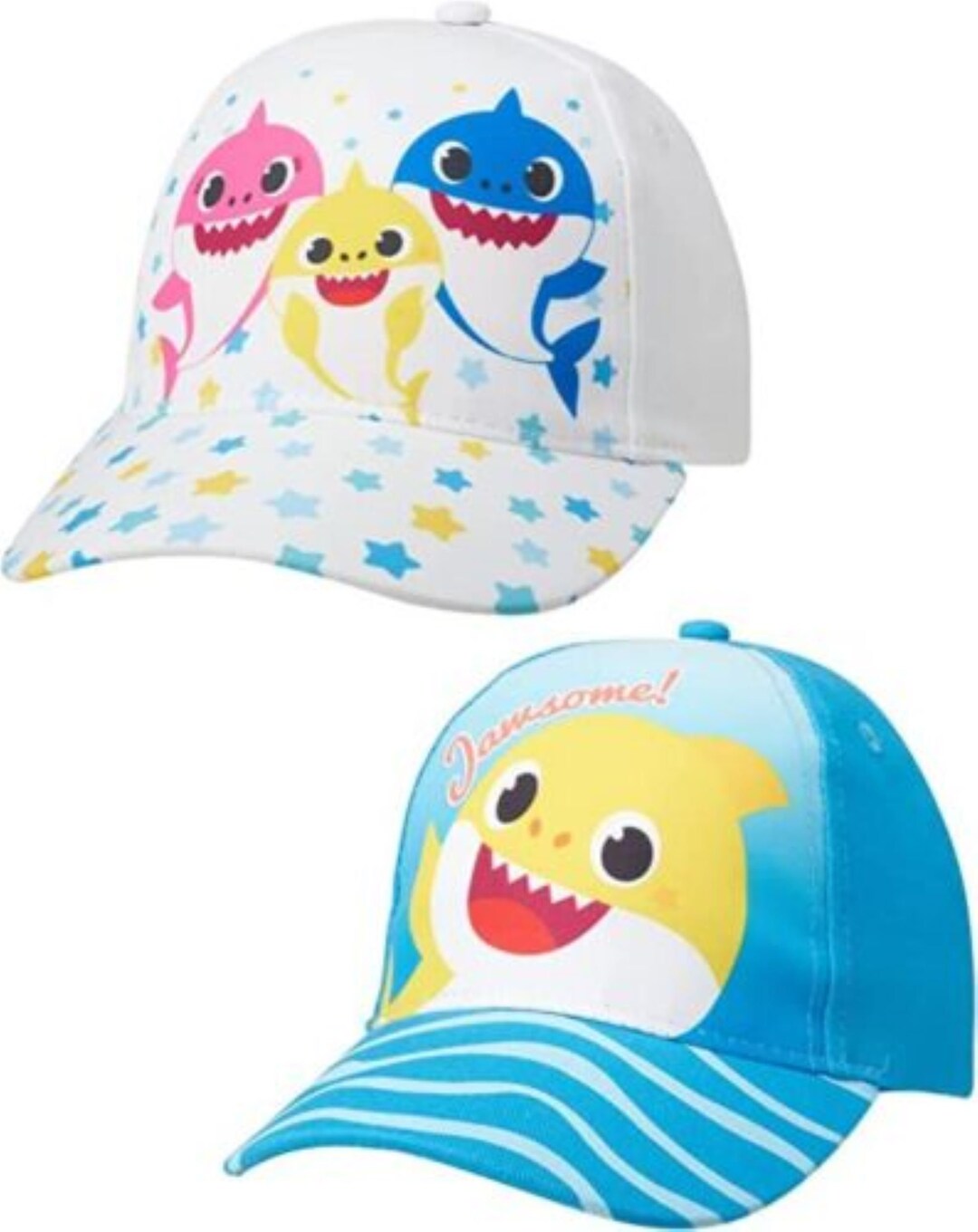 Nickelodeon Toddler Boys Baby Shark Hat 2 Pack Baseball Cap Etsy