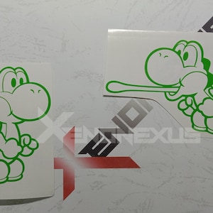 Yoshi Character Vinyl Decal Sticker for Car - Super Mario