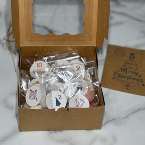 Calendario dell'Avvento delle feste 12 giorni di cera natalizia