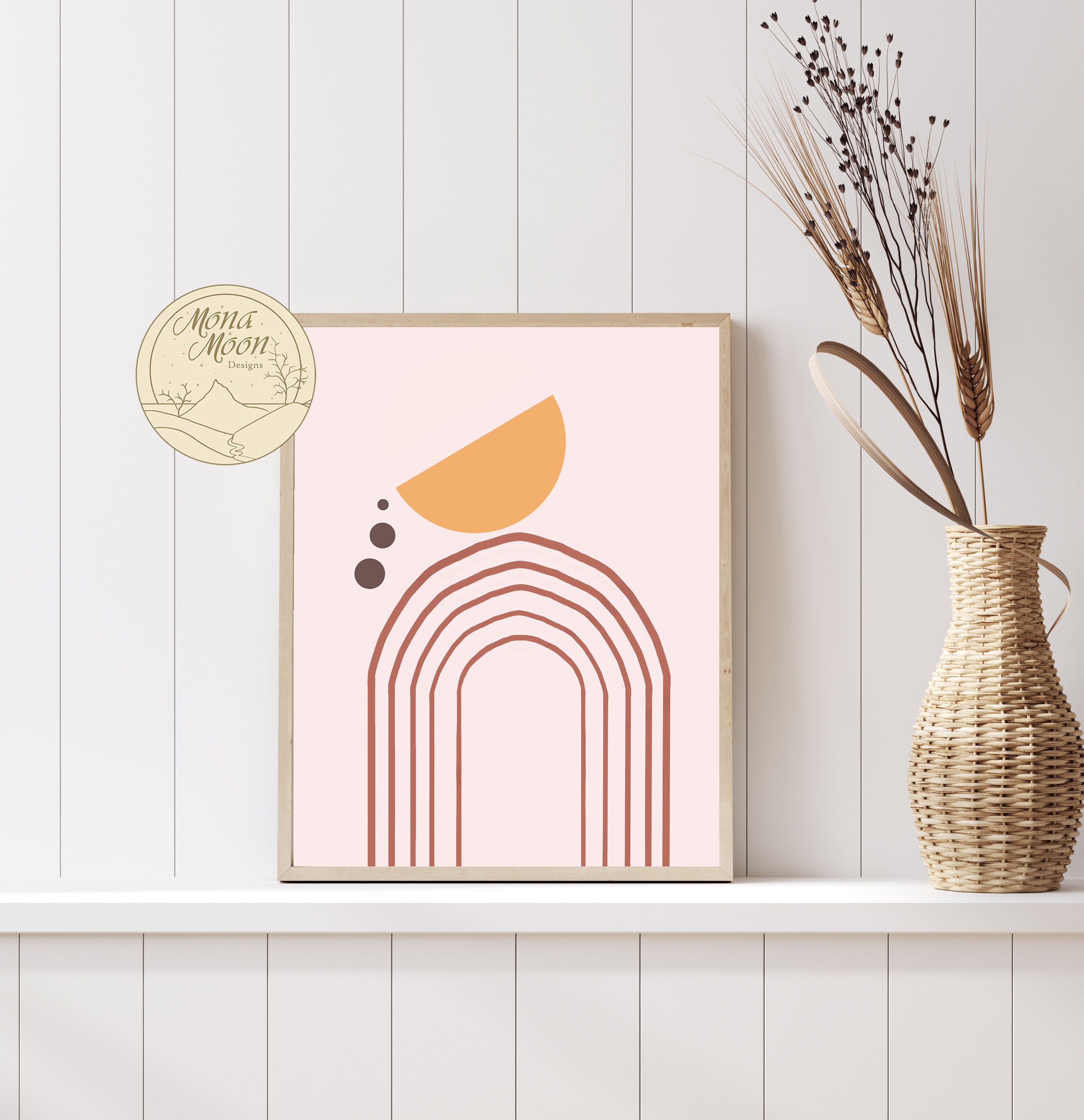 Boho Gallery Wall Set of 6 Prints Above Bed Decor Boho Decor - Etsy