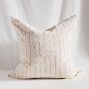 Tissé rayé sur coton 12x20, housse coussin 20x20 | Oreiller Hmong | Housse de coussin | Housse d’oreiller rayée