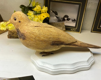 Hand Carved Basswood Dove