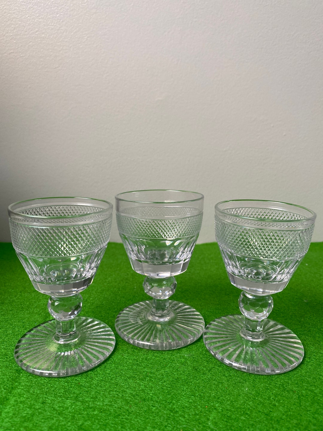Vintage Crystal Glasses From the 1930s Etsy