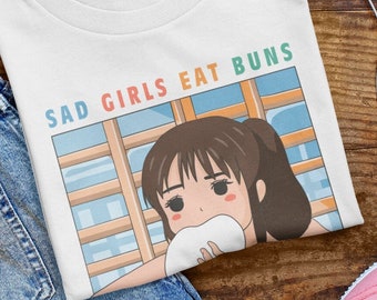 Studio Ghibli Shirt Japanese Streetwear Sad Girls Chihiro Harajuku Alt Unisex