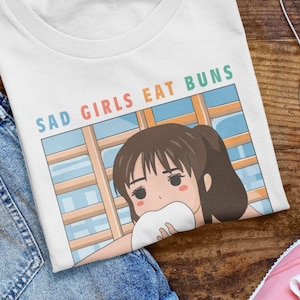 Studio Ghibli Shirt Japanese Streetwear Sad Girls Chihiro Harajuku Alt Unisex