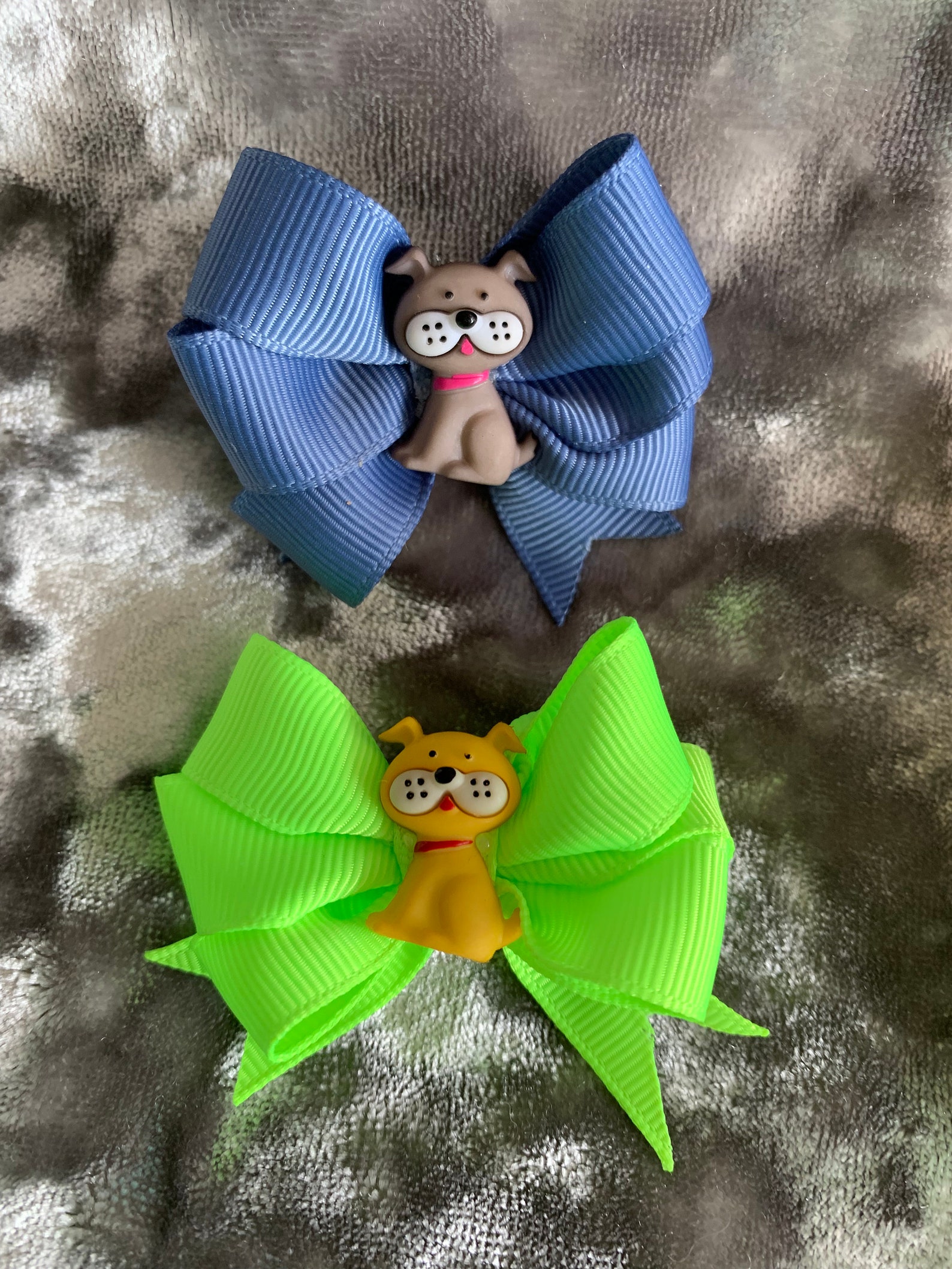 Dog Hair Bows Dog Bows With Embellisment Poodle Bows Etsy