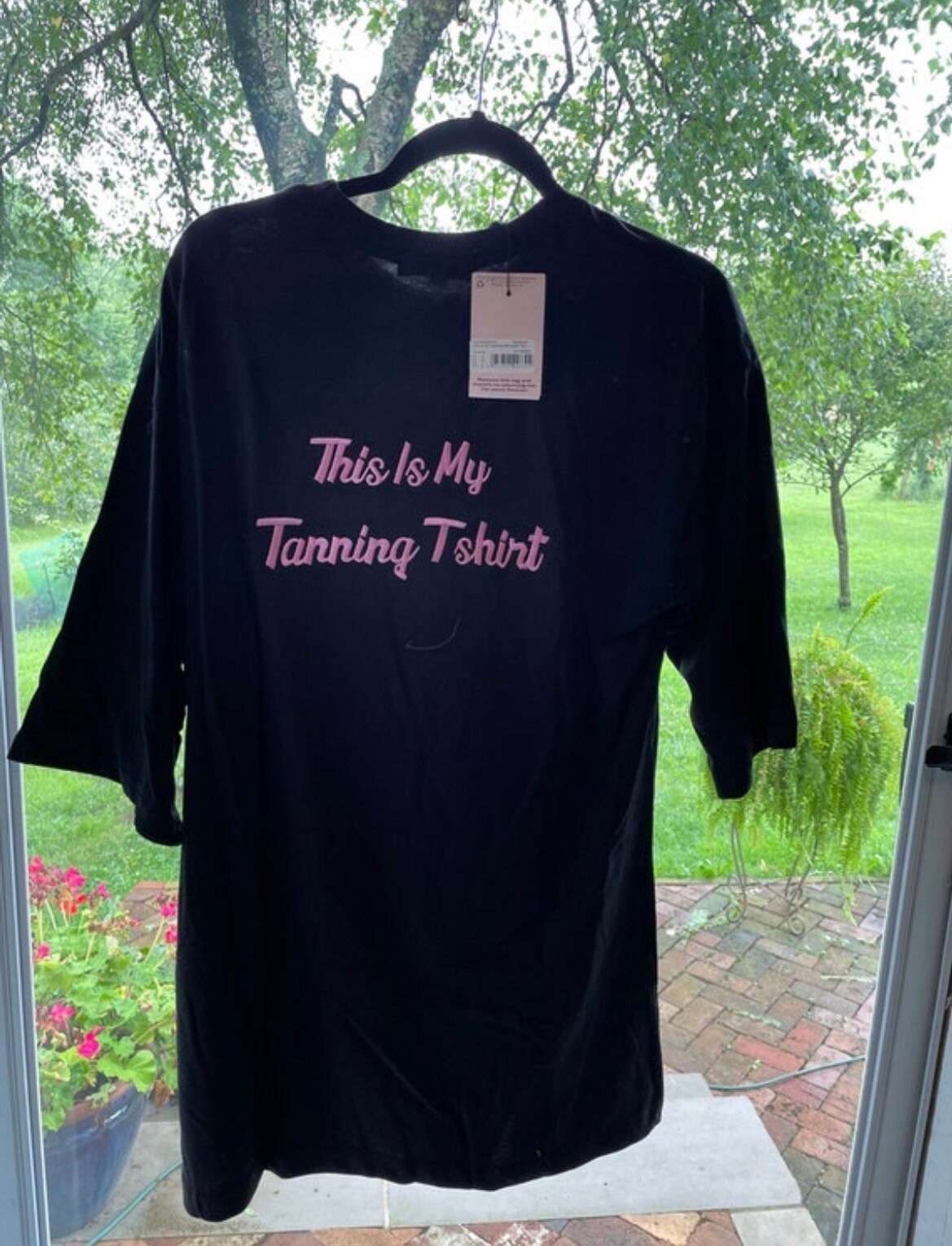 this is my tanning t shirt