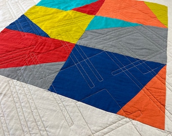 Custom Modern Baby Quilt