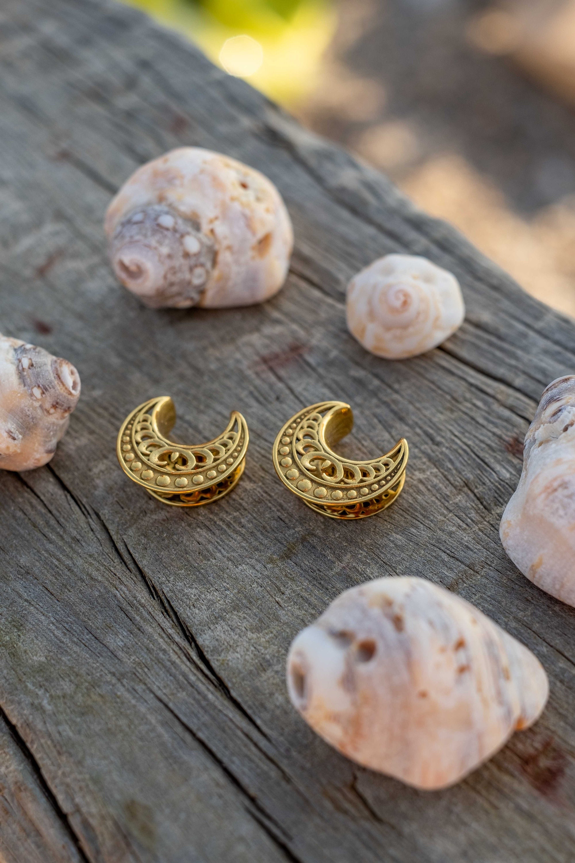 Ear Saddle "Cleopatra" Sold as Pair, High Quality Stainless Steel Metal Gauges, Wedding Jewelry, Last Minute Valentines Day Gift for her