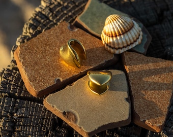 Poids d’oreille « Milano » vendus par paire, jauges métalliques en acier inoxydable de haute qualité, bijoux de mariage, cadeau de dernière minute pour petite amie de la Saint-Valentin