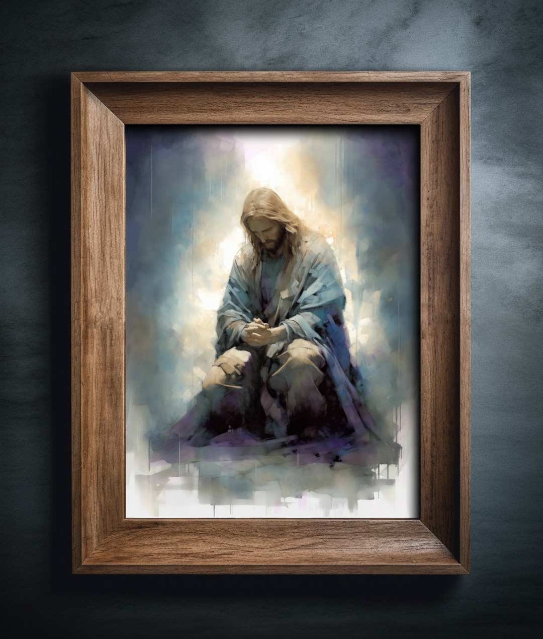 Poster Print, Jesus Portrait, Christian Art, Jesus Christ, LDS Art