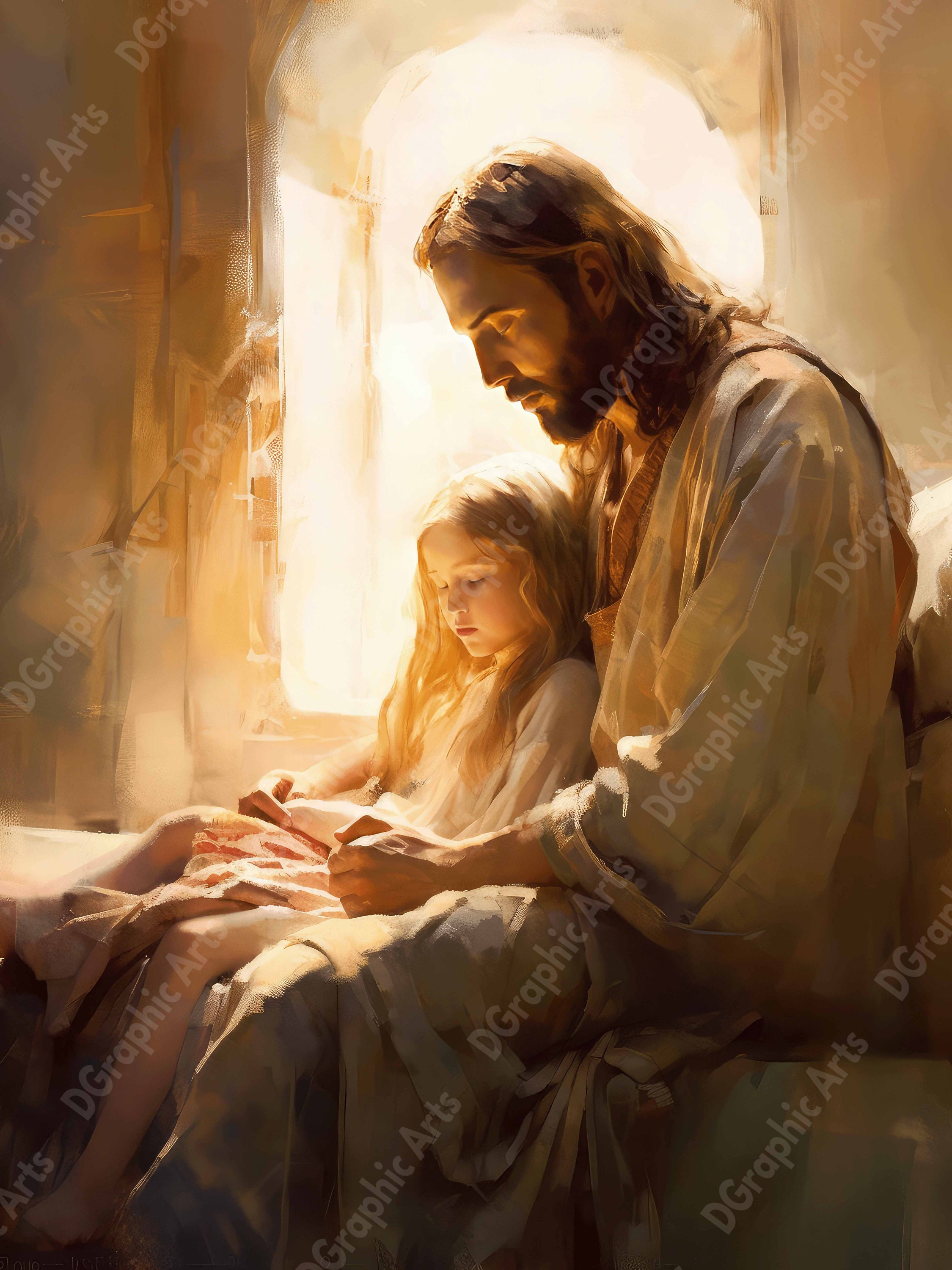Jesus Christ Poster Print Jesus Portrait Christian Wall Art - Etsy
