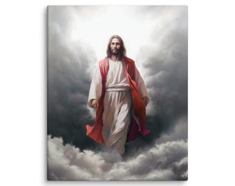 イエス・キリストの再臨、キャンバスプリント、LDSアート、ギフト
