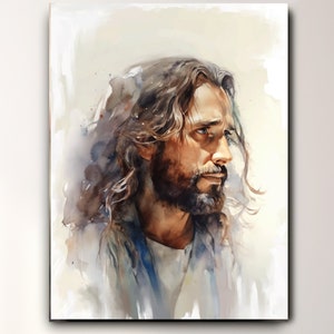 Jesus Christ Canvas Print, Christian Art, LDS art, Jesus Art, Jesus Painting, Jesus Art, Jesus Picture, Christmas gift