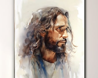 Jesus Christ Canvas Print, Christian Art, LDS art, Jesus Art, Jesus Painting, Jesus Art, Jesus Picture, Christmas gift