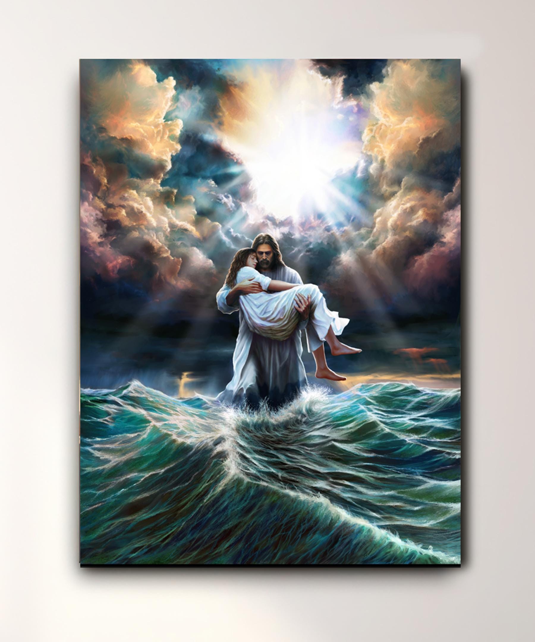 Jesus Christ Poster Print, Jesus Portrait, Christian Wall Art, Home ...
