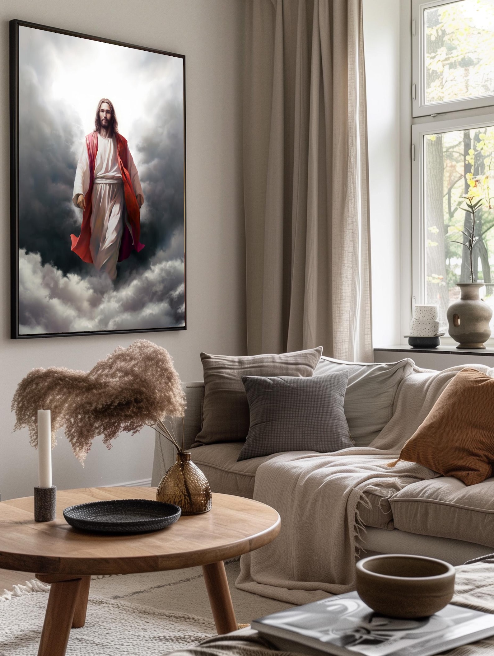 Second Coming of Jesus Christ, Poster Print, Christian Art, LDS Art ...