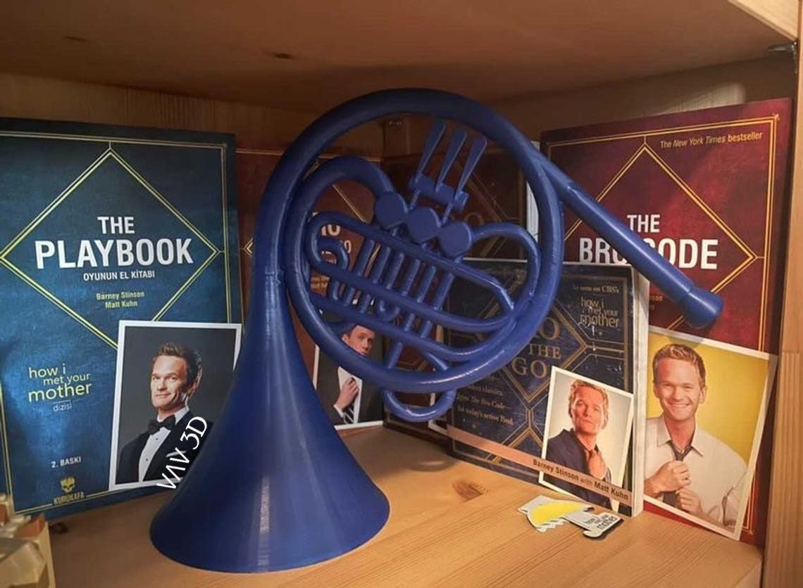 Blue French Horn How I Met Your Mother HIMYM / Romantic Etsy