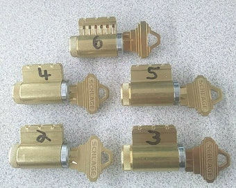 Removable 1 to 6 Pins.Commercial Grade Schlage Keyway Locksport Practice Lock 
