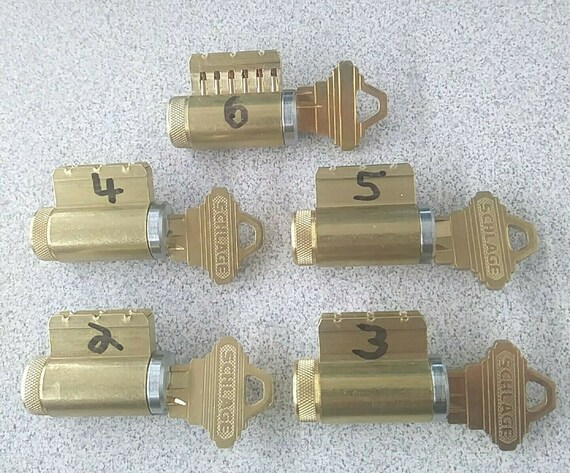 FREE Shippiing All Brass Cutaway Lock Schlage SC4 Keyway 