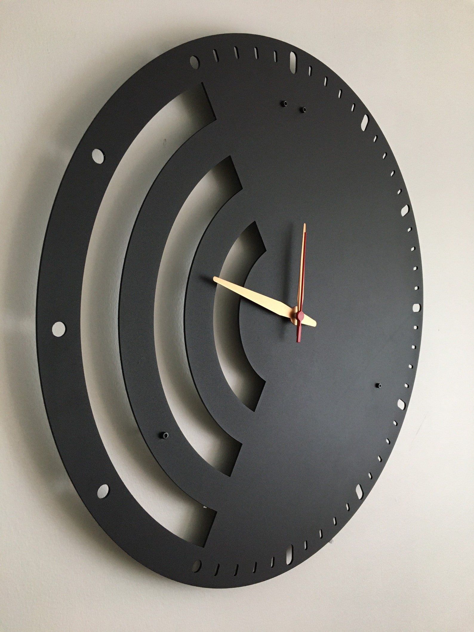 Custom Design Metal Wall Clock metal wall decor wall clocks Etsy