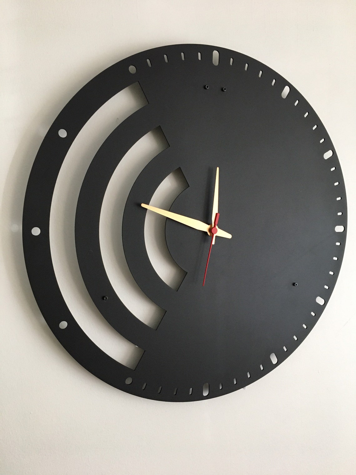 Custom Design Metal Wall Clock metal wall decor wall clocks Etsy