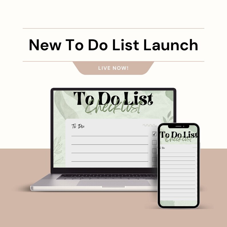 Printable Daily Todo List Digital Download for Productivity Etsy