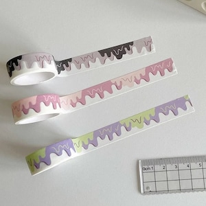 Schmelzendes Washi Tape | Masking Tape bedruckt | Craft Polco DIY Bullet Journal Sammelalbum | Kpop Fotokarton Sammeln
