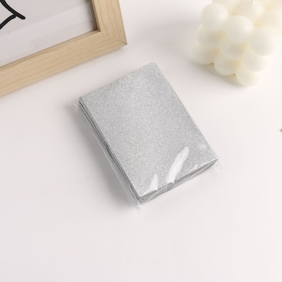 sparkly card sleeves 100 Holographic Sleeves Glitter Pattern Pokemon Magic MTG Lorcana One Piece Trading Cards TCG
