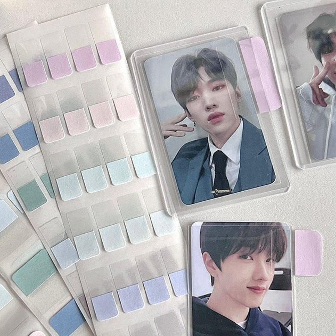 Index Tab Sticky Notes Trading Card Supplies Kpop Photocards Photocard