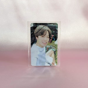 Sakura / Fundas holográficas para tarjetas de cerezo / Suministros para tarjetas coleccionables / Fundas holográficas para tarjetas de centavos / Colección de tarjetas fotográficas de K-pop