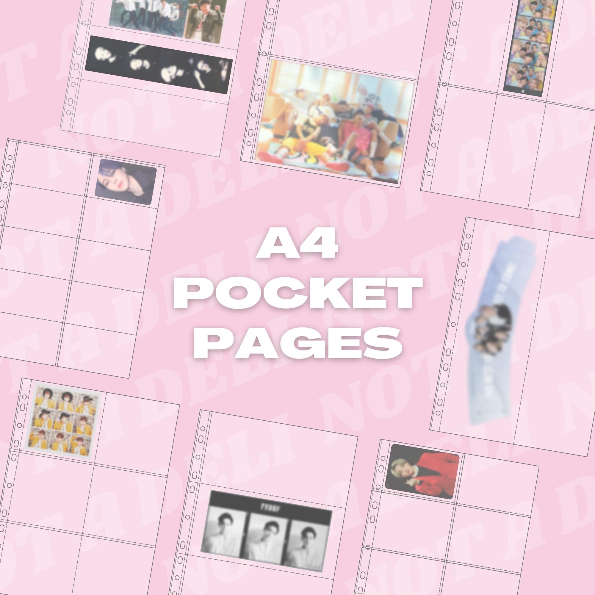 A4 Photocard Sleeves - Etsy