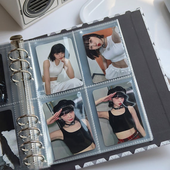 A4 Kpop Photocard Binder Sheets 1 2 3 4 6 8 9 10 Pocket Sleeve PVC