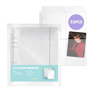 EXCESO DE EXISTENCIAS / Carpeta A5 (ancha) + Juego de 4 páginas con bolsillos / Minitarjetas fotográficas y tarjetas extragrandes de la gira BTS / Materiales para tarjetas coleccionables / Tarjetas fotográficas K-pop