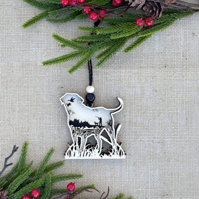 German Shorthair Pointer Ornament: GSP, Labrador, Wirehaired Pointer image 12