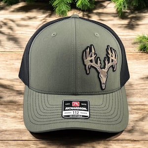 Buck Skull Richardson 112 Patch Trucker Hat