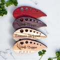 Personalized Herb Stripper Tool – Handmade Hardwood Kitchen Gadget, Eco-Friendly